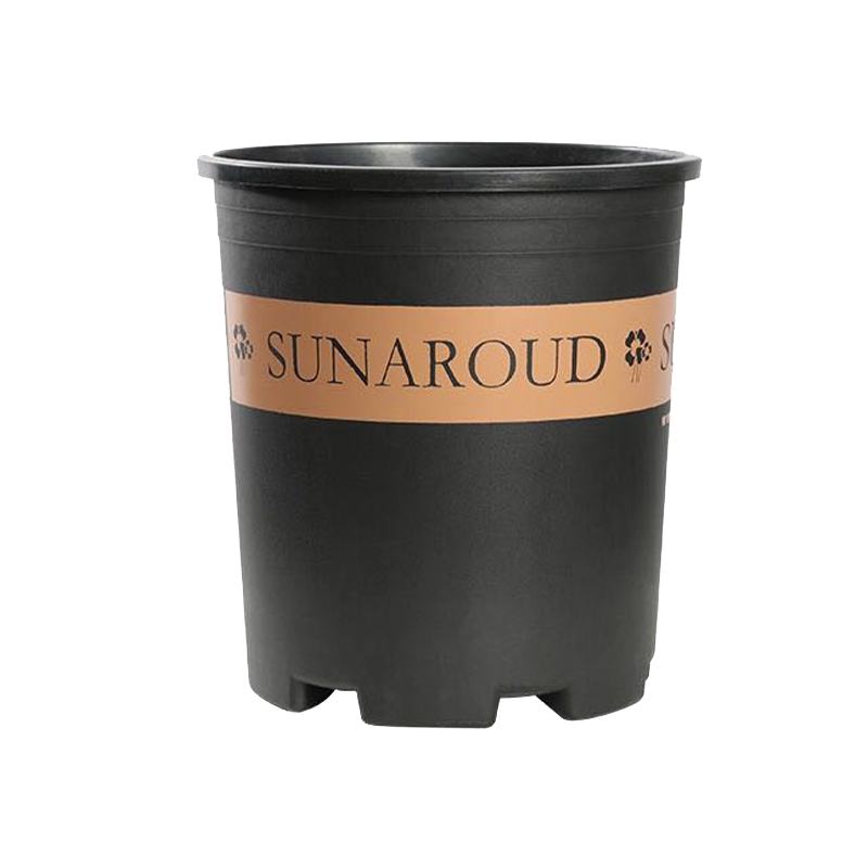 Durable plastic nursery flower pots