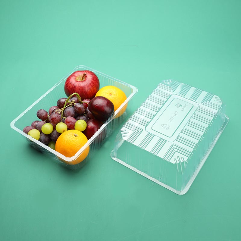 HST-2217 Plastic fruit and vegetables rectangle tray
